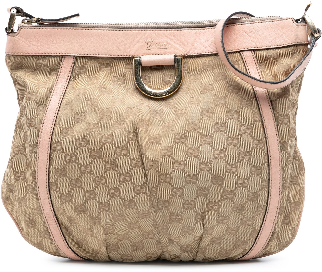 Gucci GG Canvas Abbey D Ring Crossbody Bruin