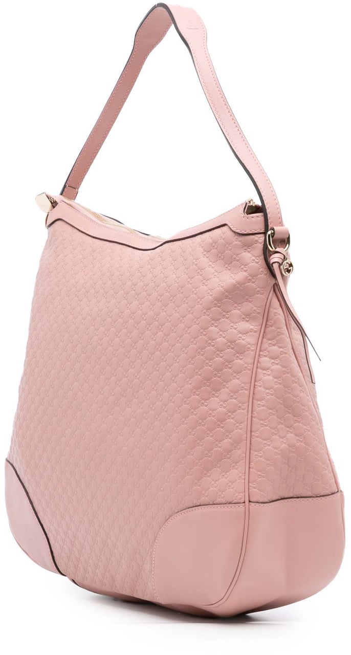 Gucci Large Microguccissima Bree Shoulder Bag Roze
