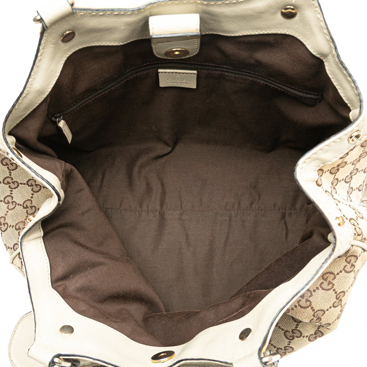 Gucci Medium GG Canvas Sukey Tote Bruin