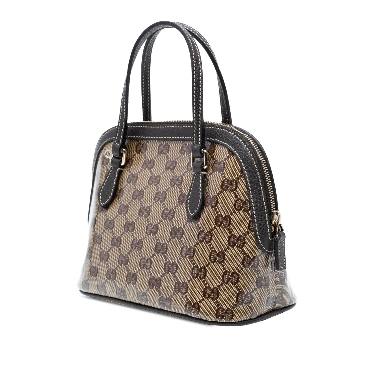 Gucci Mini GG Crystal Dome Satchel Bruin
