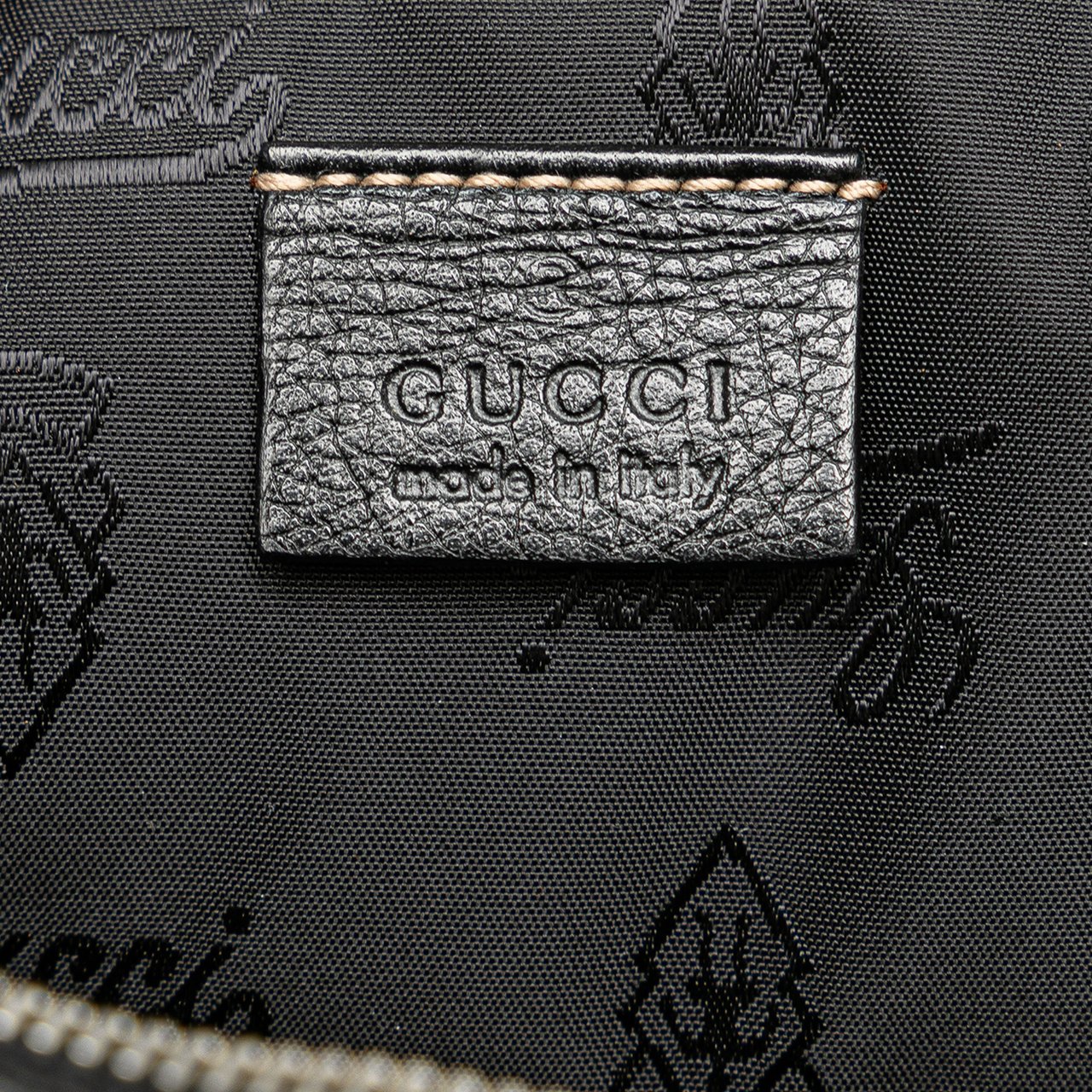 Gucci Leather Hysteria Belt Bag Zwart