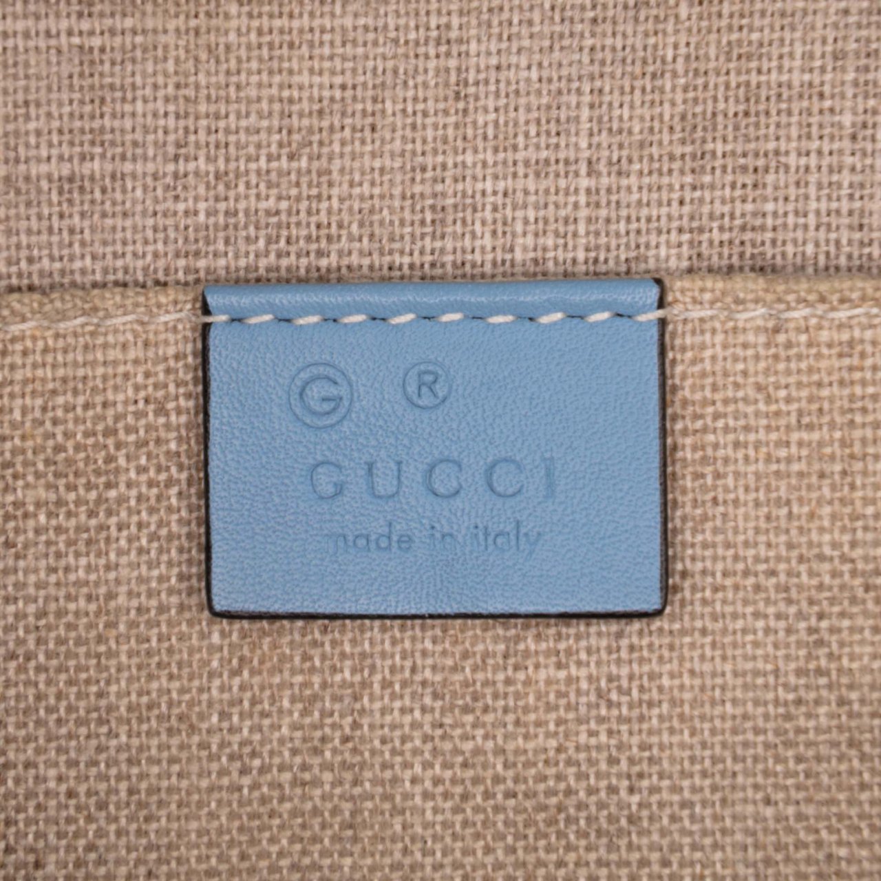 Gucci Mini Microguccissima Dome Satchel Blauw