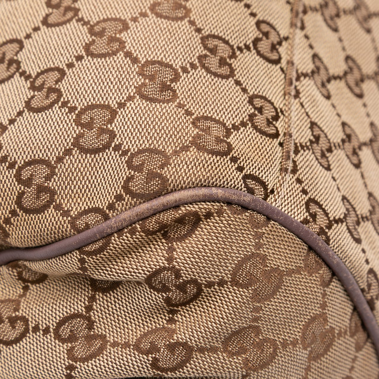 Gucci GG Canvas Sukey Satchel Bruin