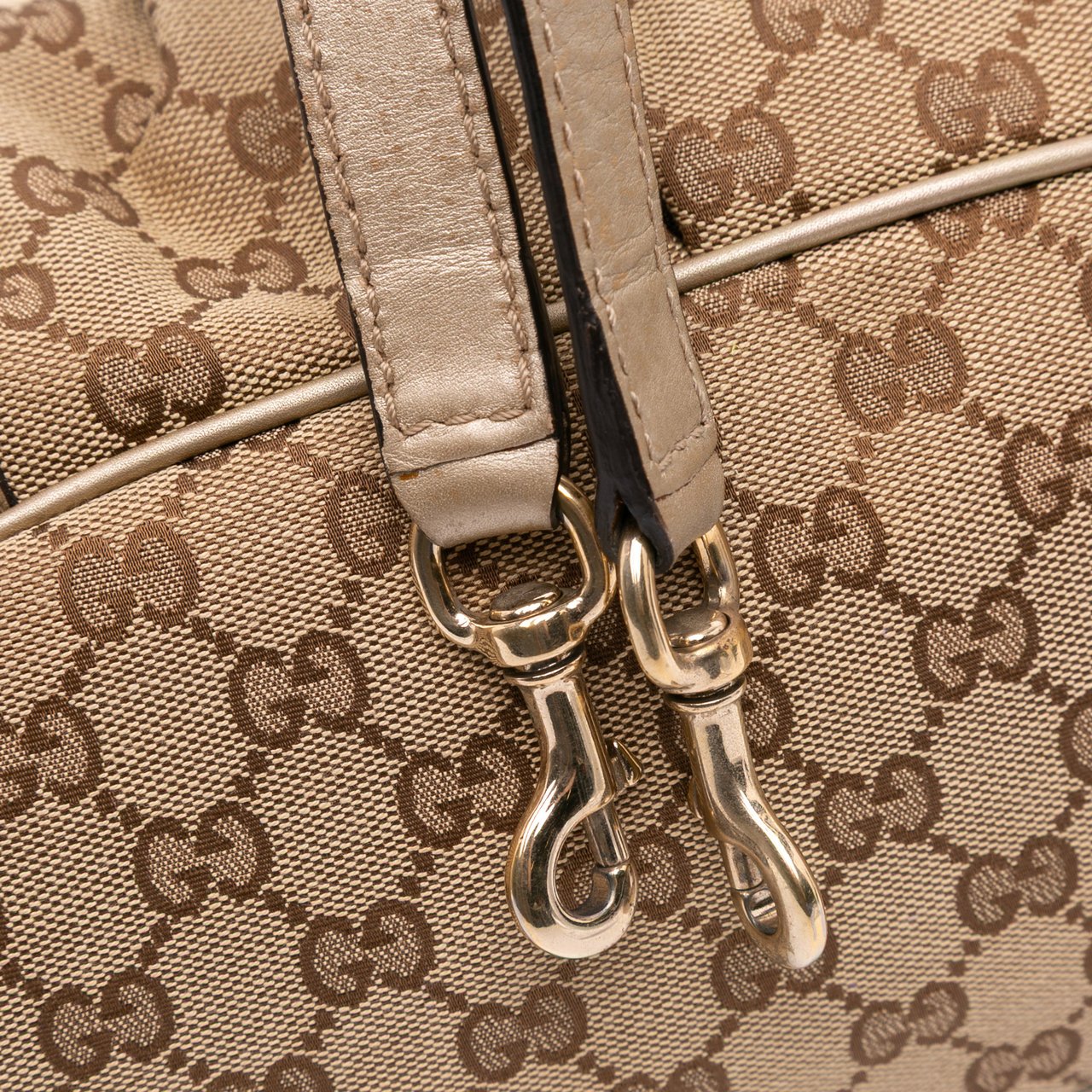 Gucci GG Canvas Sukey Satchel Bruin