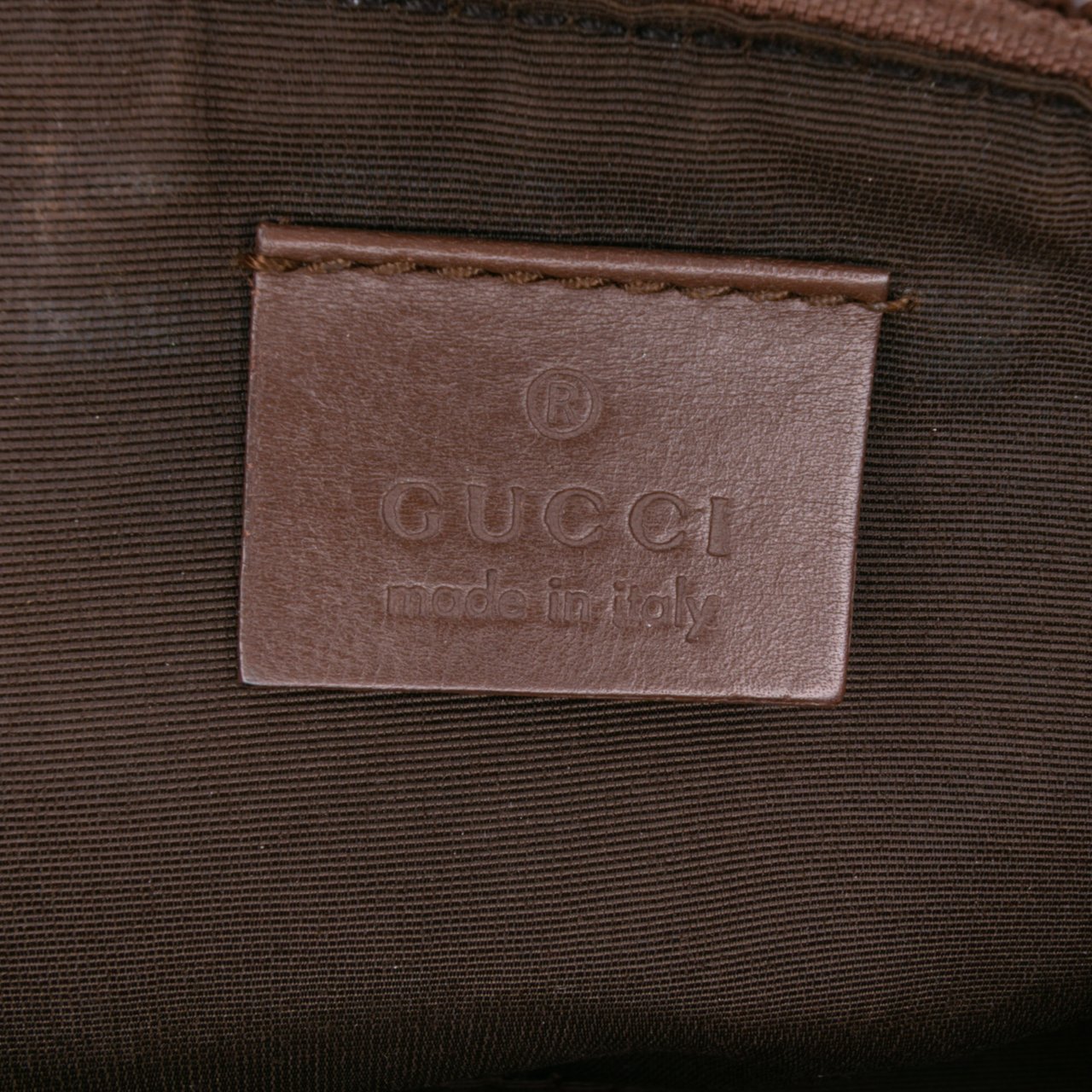 Gucci GG Canvas Boat Bruin