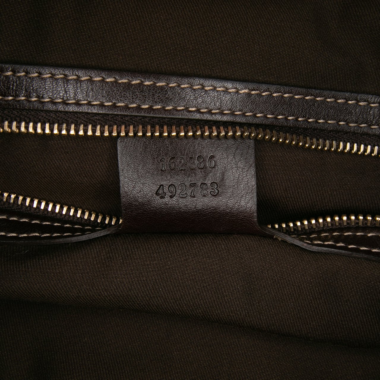 Gucci Medium Leather Web Britt Satchel Bruin