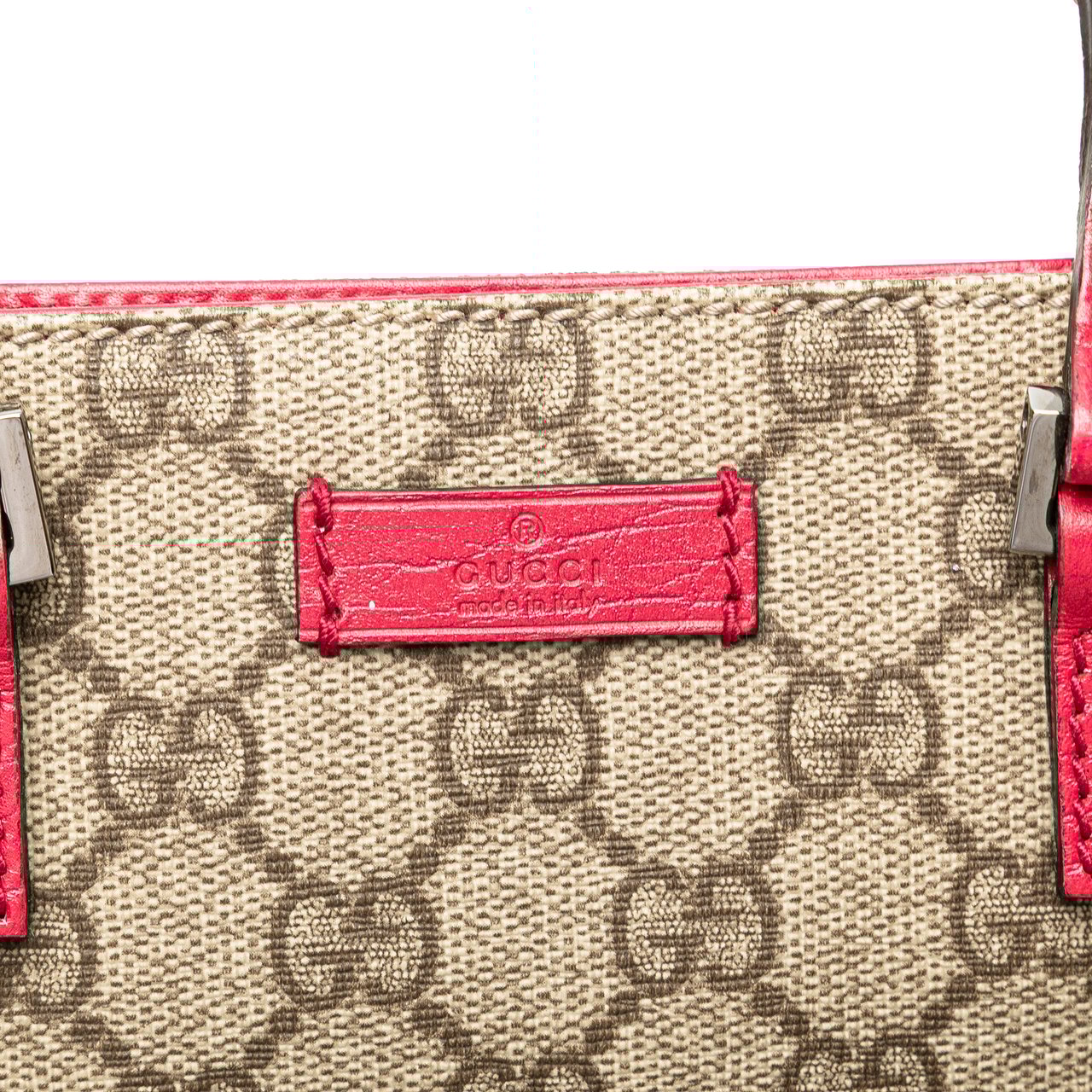 Gucci GG Supreme Tote Bruin