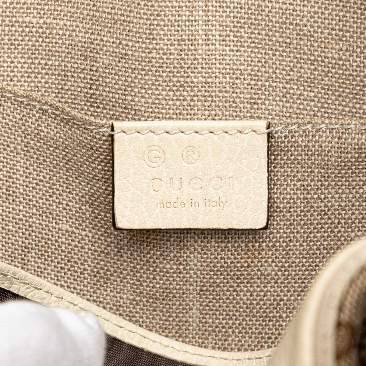 Gucci GG Canvas Bree Crossbody Bruin