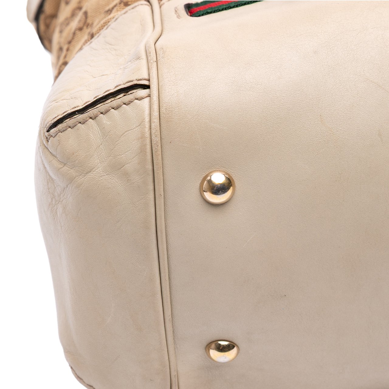 Gucci GG Canvas Web Mayfair Satchel Bruin