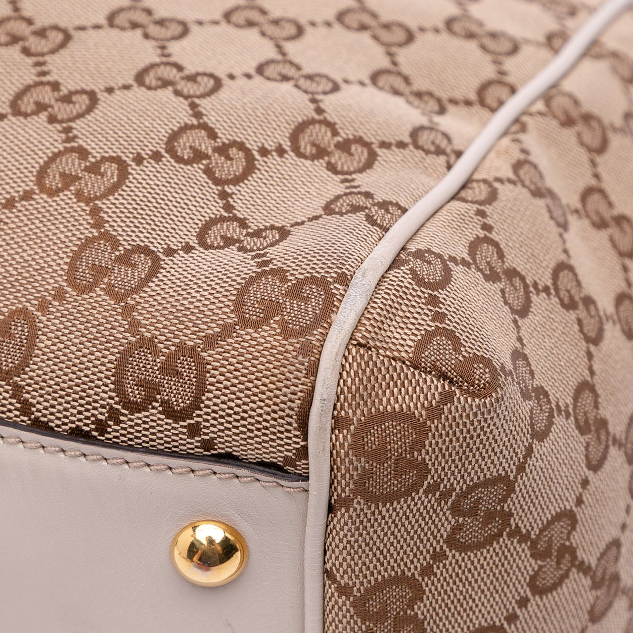 Gucci GG Canvas Scarlett Satchel Bruin