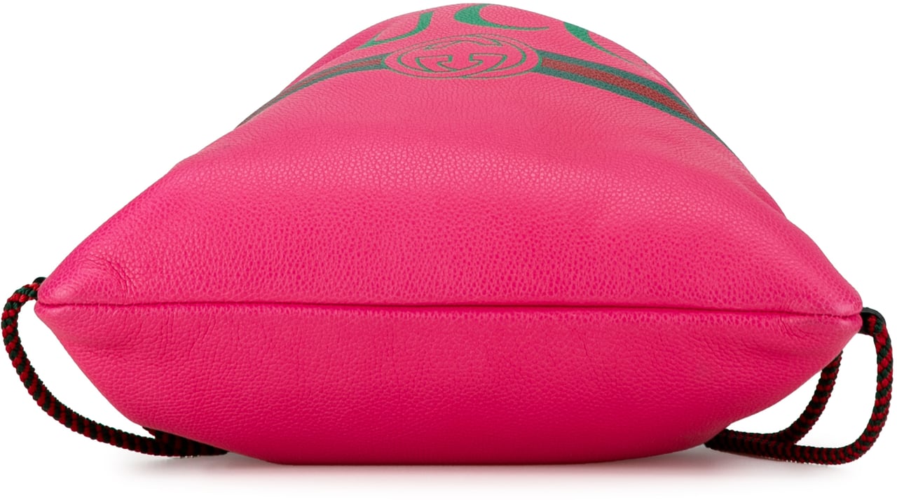 Gucci Logo Drawstring Backpack Roze