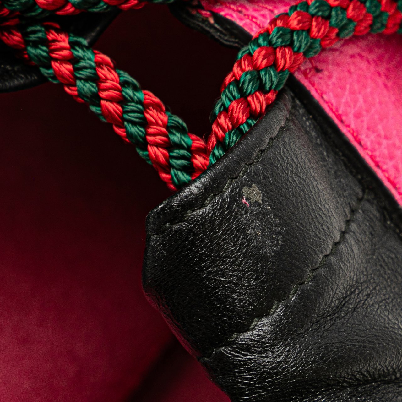 Gucci Logo Drawstring Backpack Roze