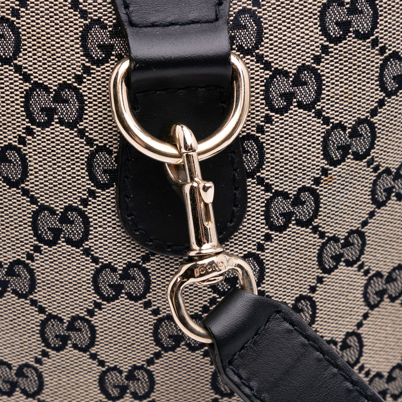 Gucci Medium GG Canvas Web Joy Boston Bag Bruin