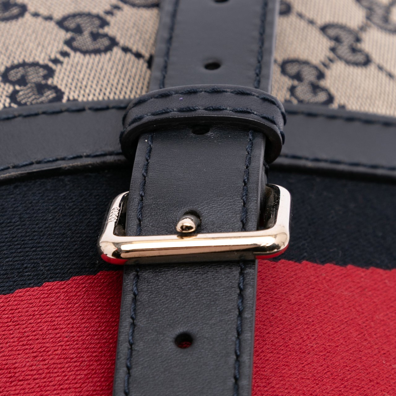 Gucci Medium GG Canvas Web Joy Boston Bag Bruin