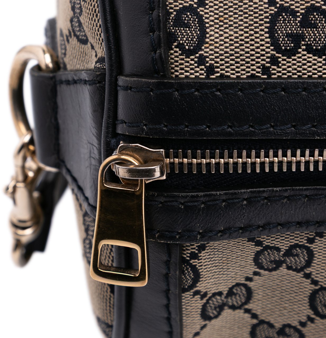 Gucci Medium GG Canvas Web Joy Boston Bag Bruin