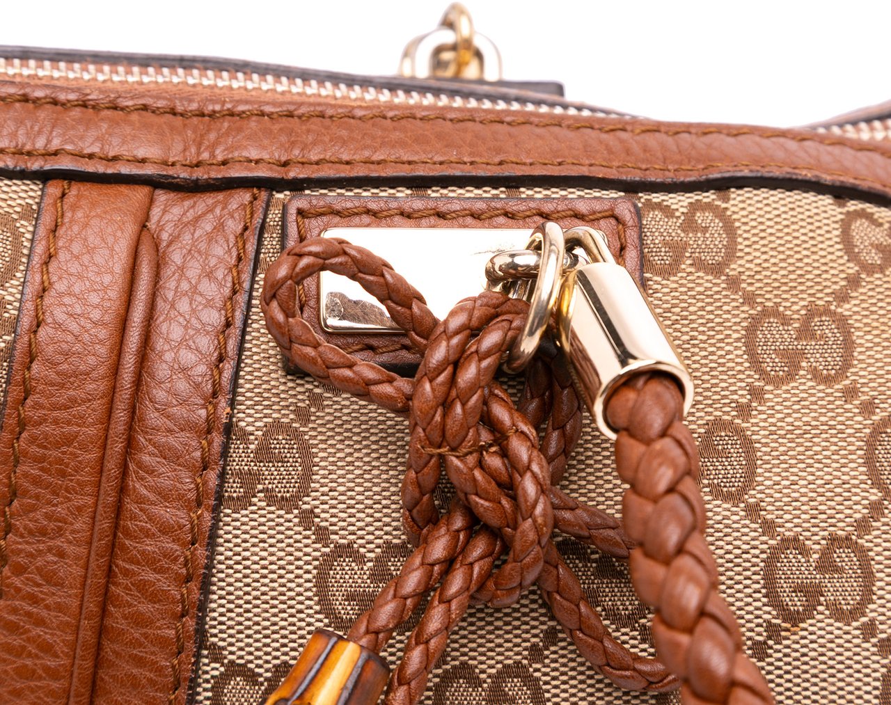 Gucci GG Canvas Bella Satchel Bruin