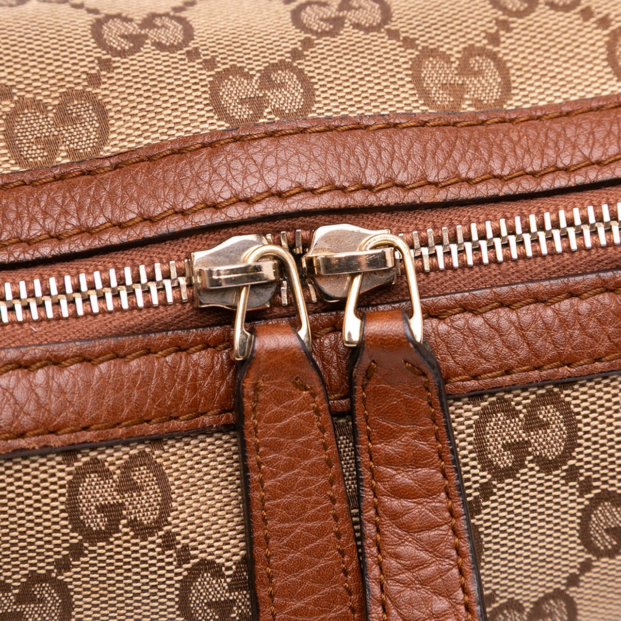 Gucci GG Canvas Bella Satchel Bruin