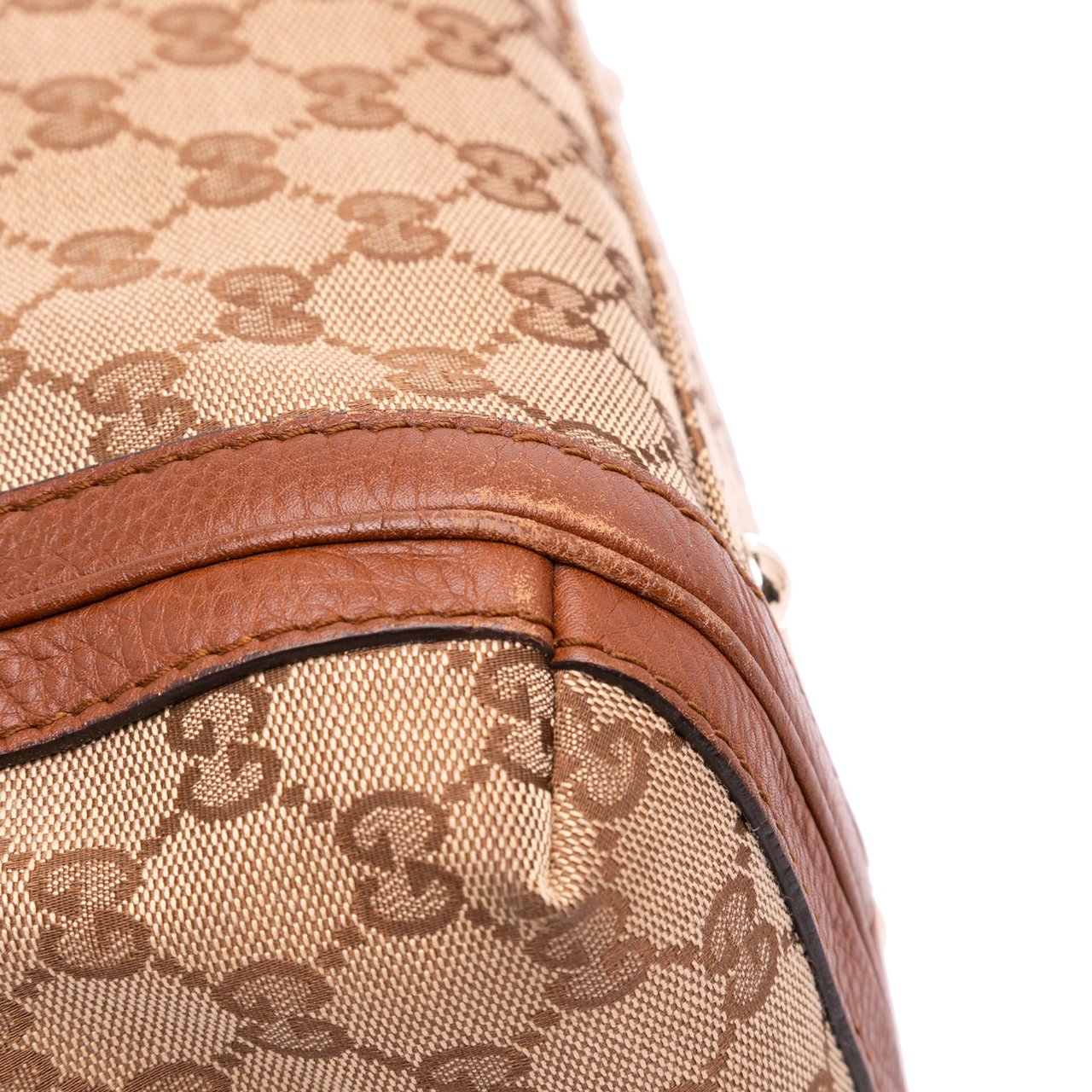 Gucci GG Canvas Bella Satchel Bruin