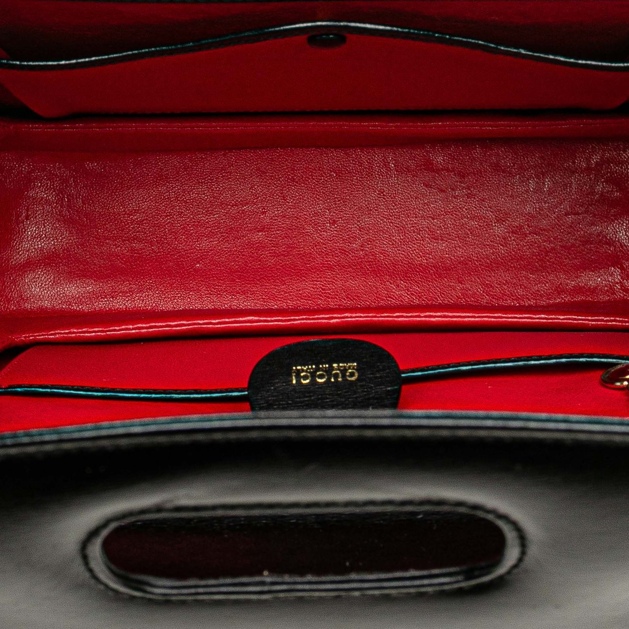 Gucci Calfskin Bamboo Night Zwart