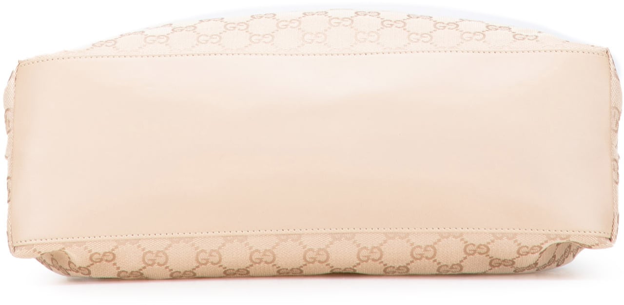 Gucci GG Canvas Bamboo Handbag Bruin