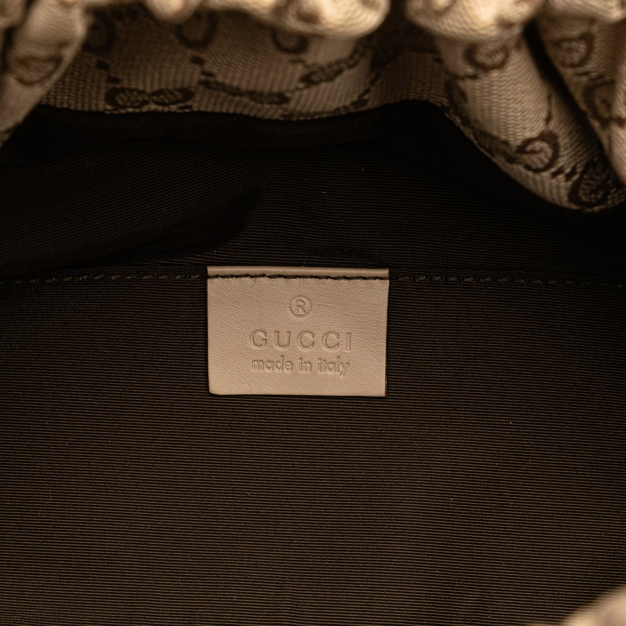 Gucci GG Canvas Bamboo Handbag Bruin