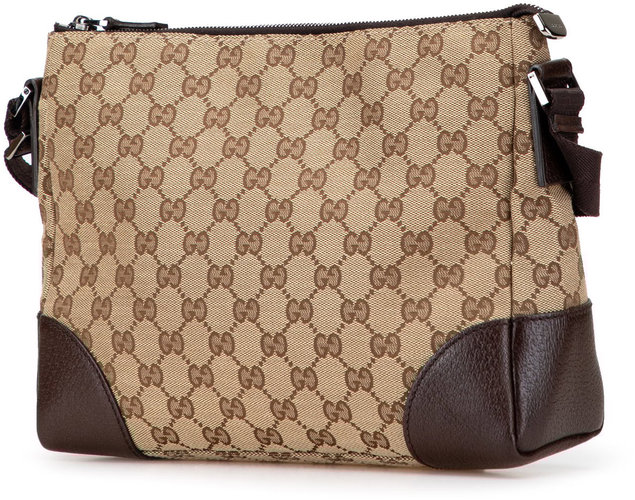 Gucci GG Canvas Crossbody Bruin