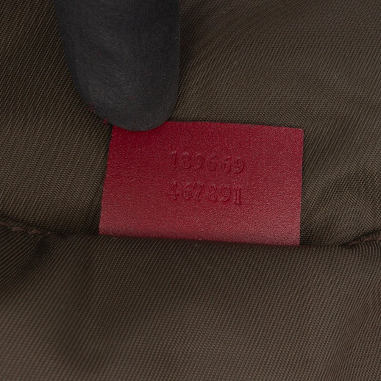 Gucci GG Canvas Web Tote Bruin