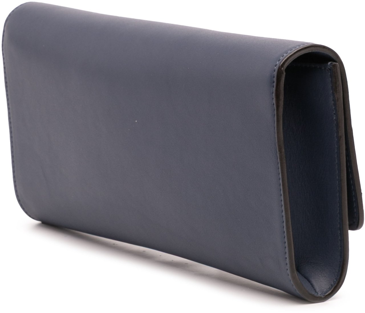 Gucci Calfskin Crystal Broadway Clutch Blauw