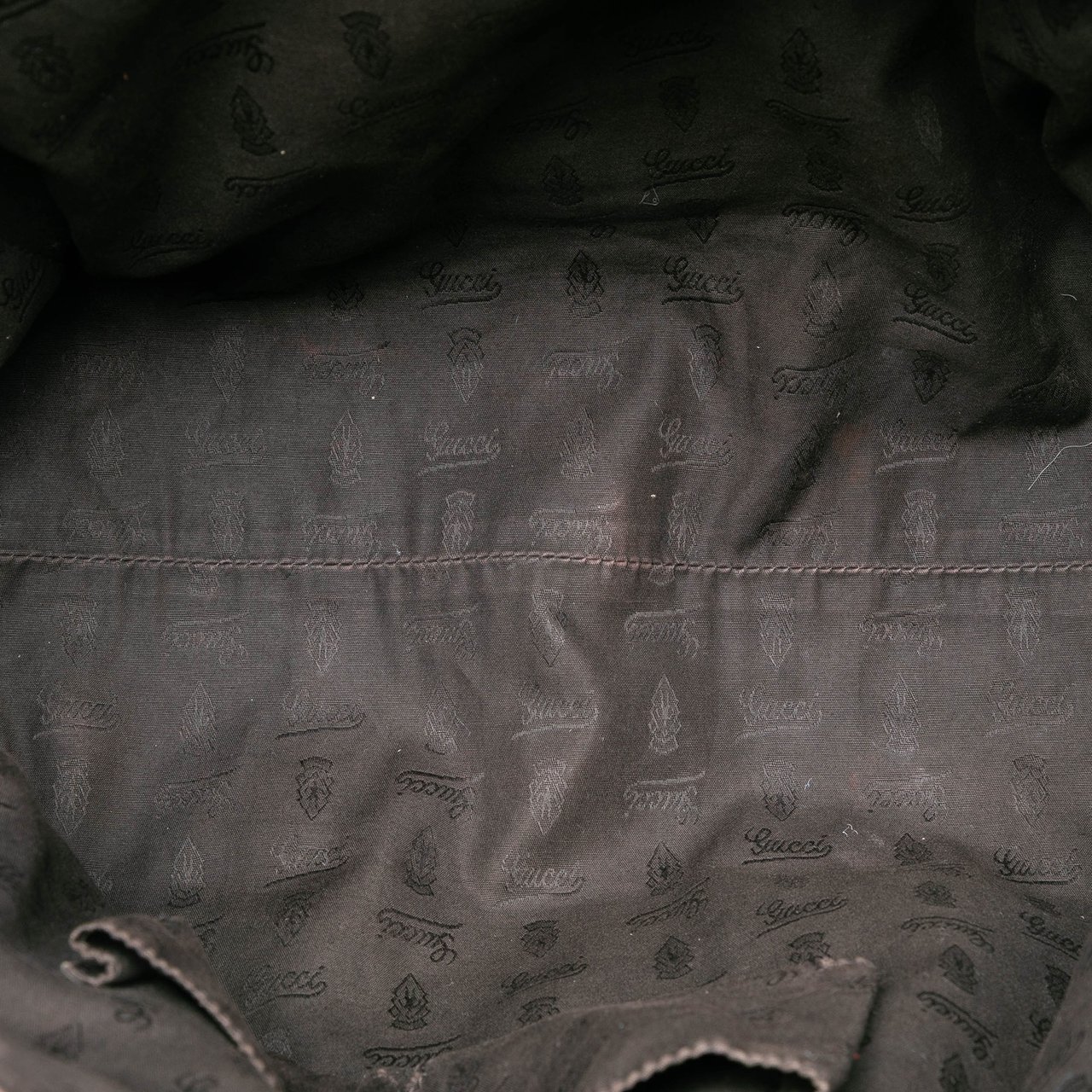 Gucci GG Canvas Charm Satchel Bruin