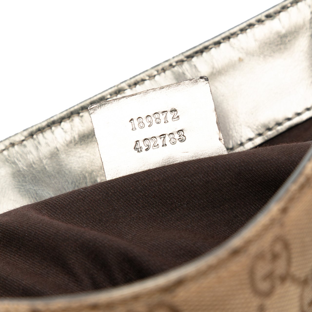 Gucci GG Canvas Bamboo Dialux Pop Tote Bruin