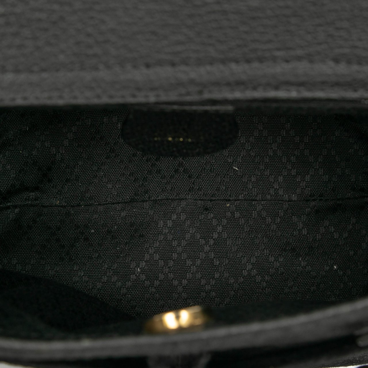 Gucci Suede Bamboo Satchel Zwart