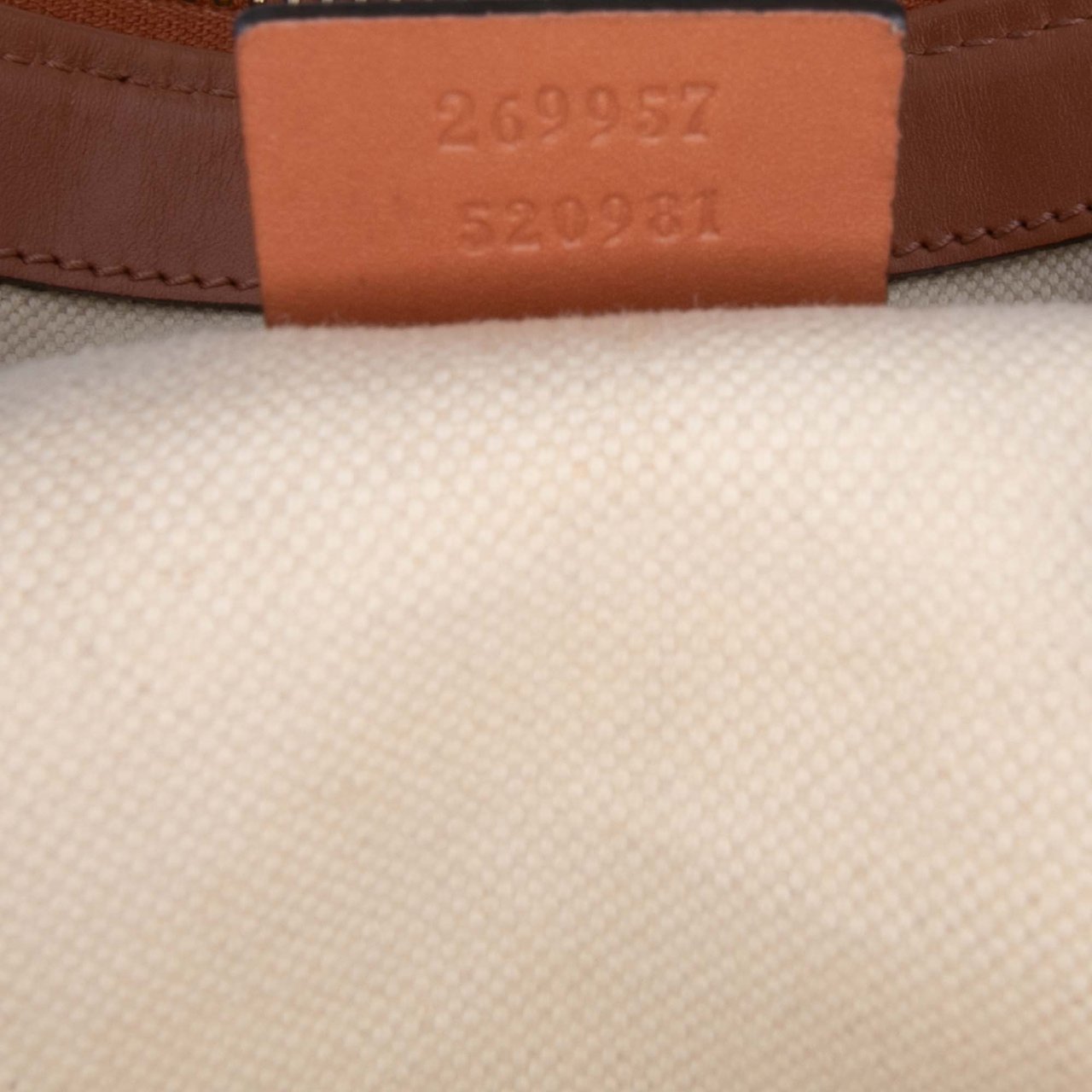 Gucci GG Canvas Heart Bit Satchel Bruin
