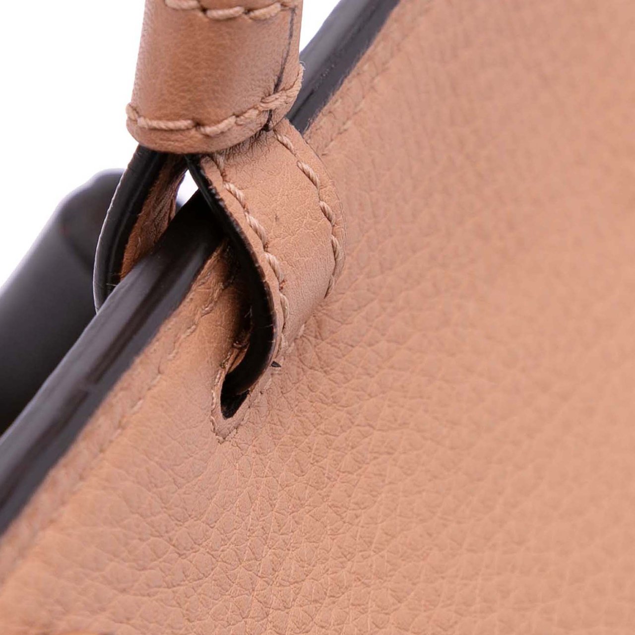 Gucci Medium Leather Bamboo Daily Satchel Bruin