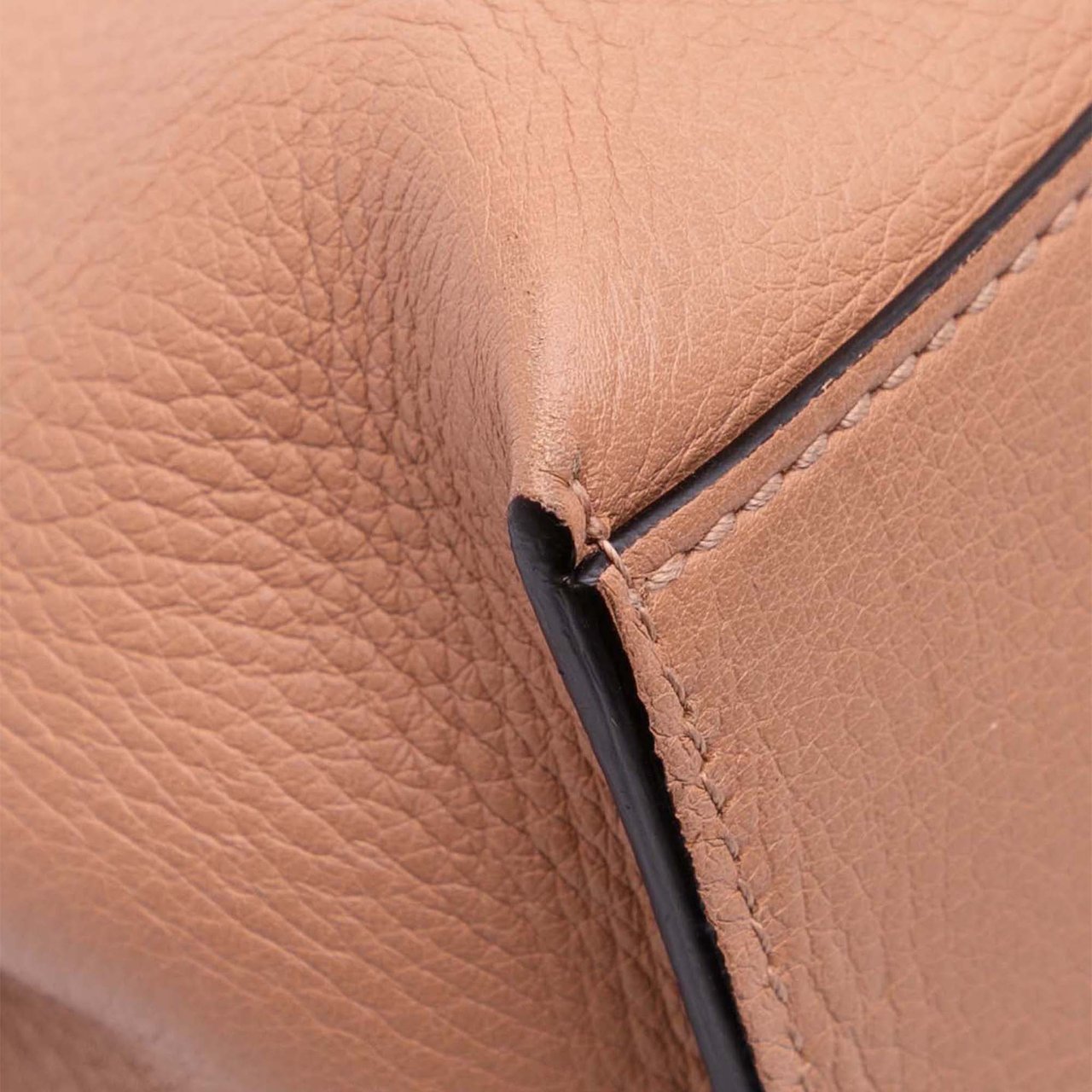 Gucci Medium Leather Bamboo Daily Satchel Bruin