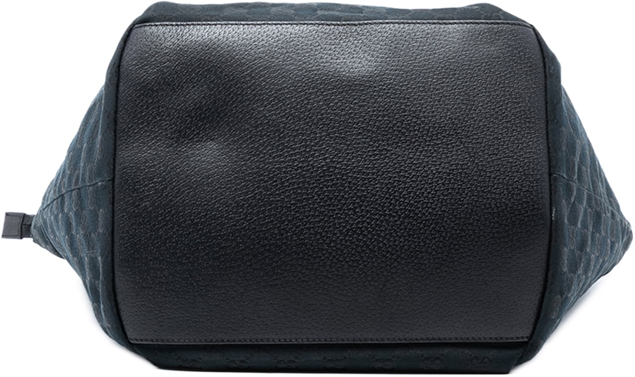 Gucci GG Canvas Web Tote Zwart