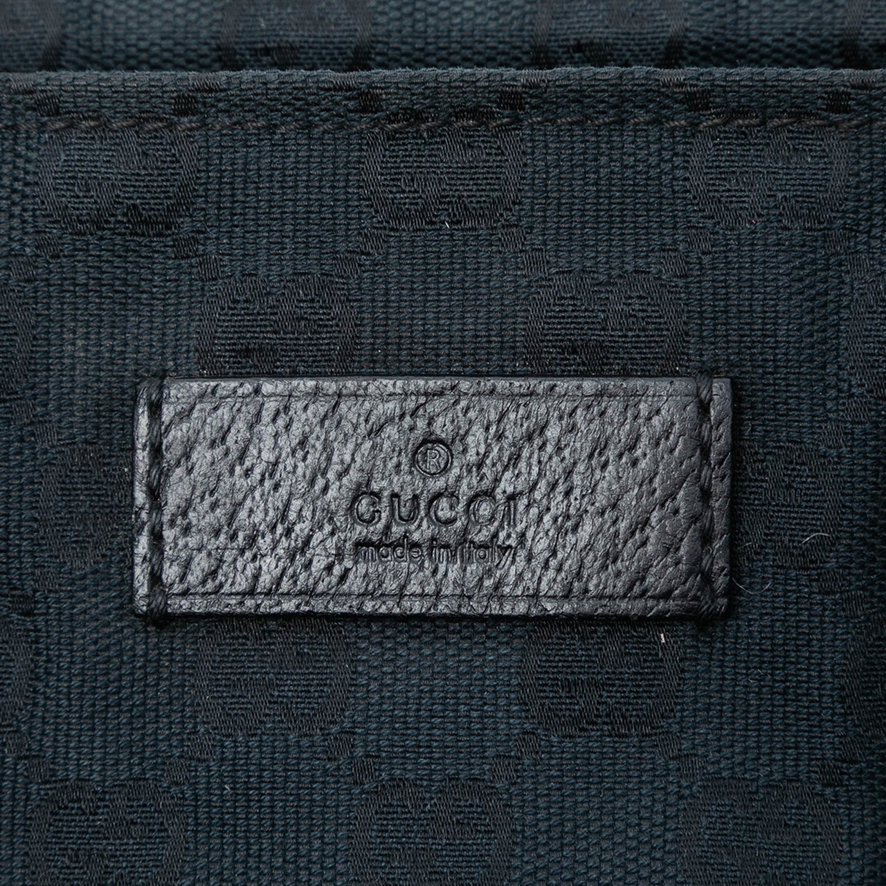 Gucci GG Canvas Web Tote Zwart