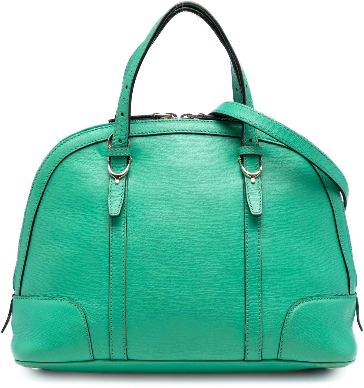 Gucci Small Leather Nice Dome Satchel Groen