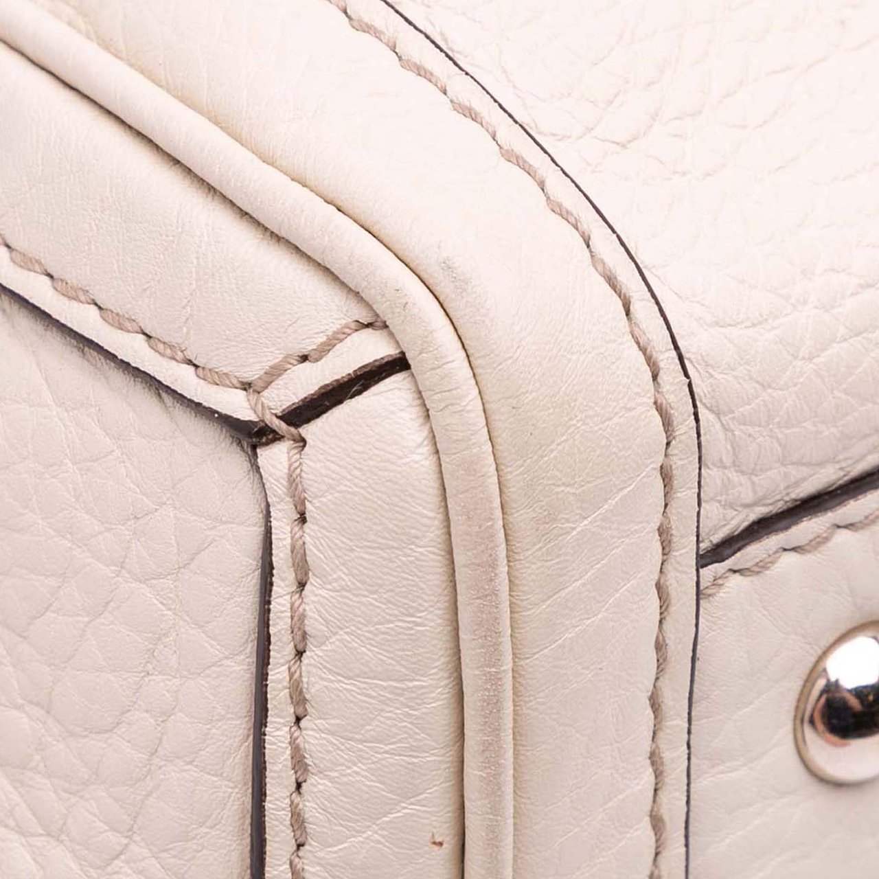 Gucci Medium Leather Bella Tote Wit