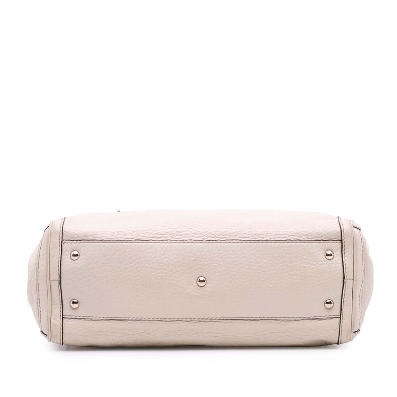 Gucci Medium Leather Bella Tote Wit