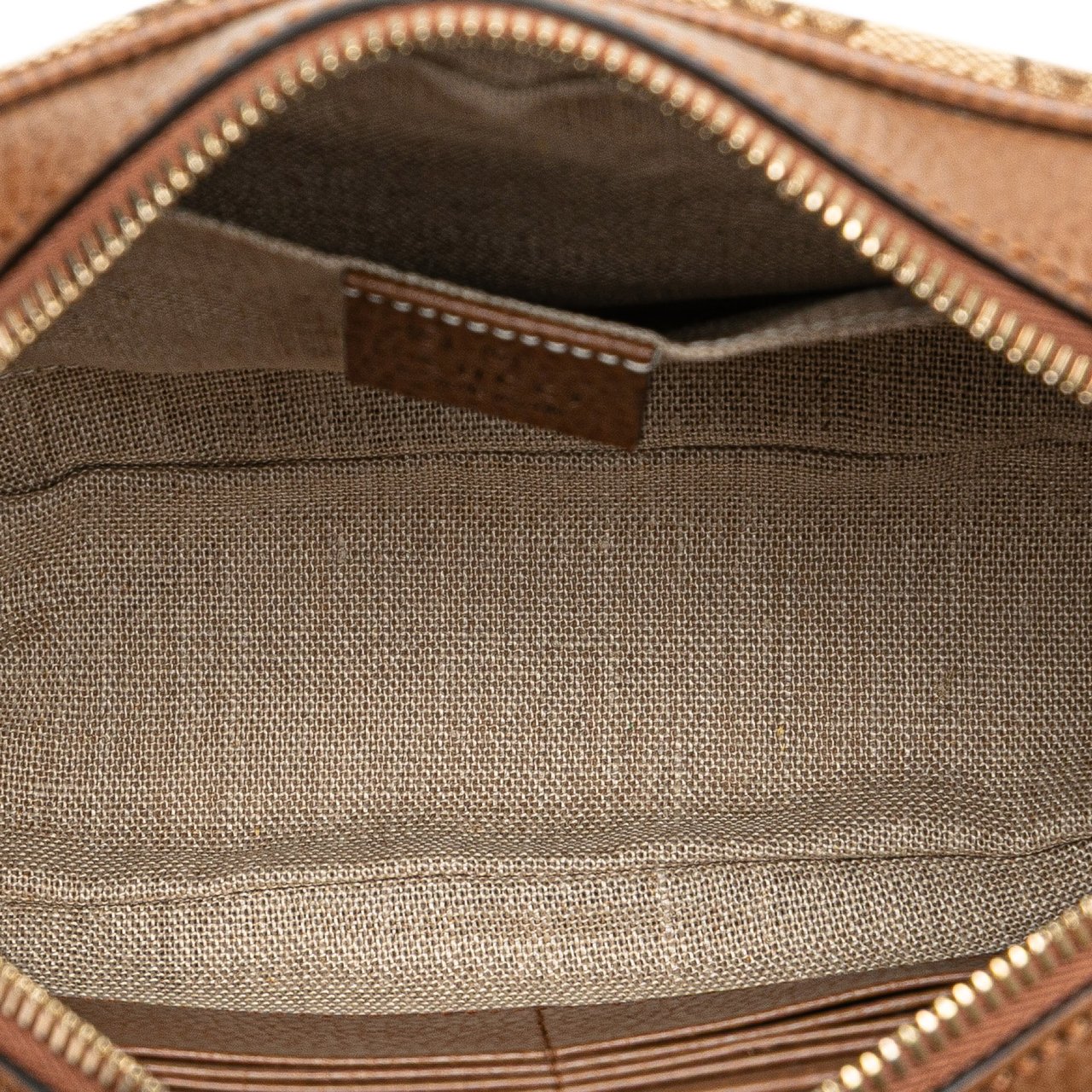 Gucci GG Canvas Bree Crossbody Bruin