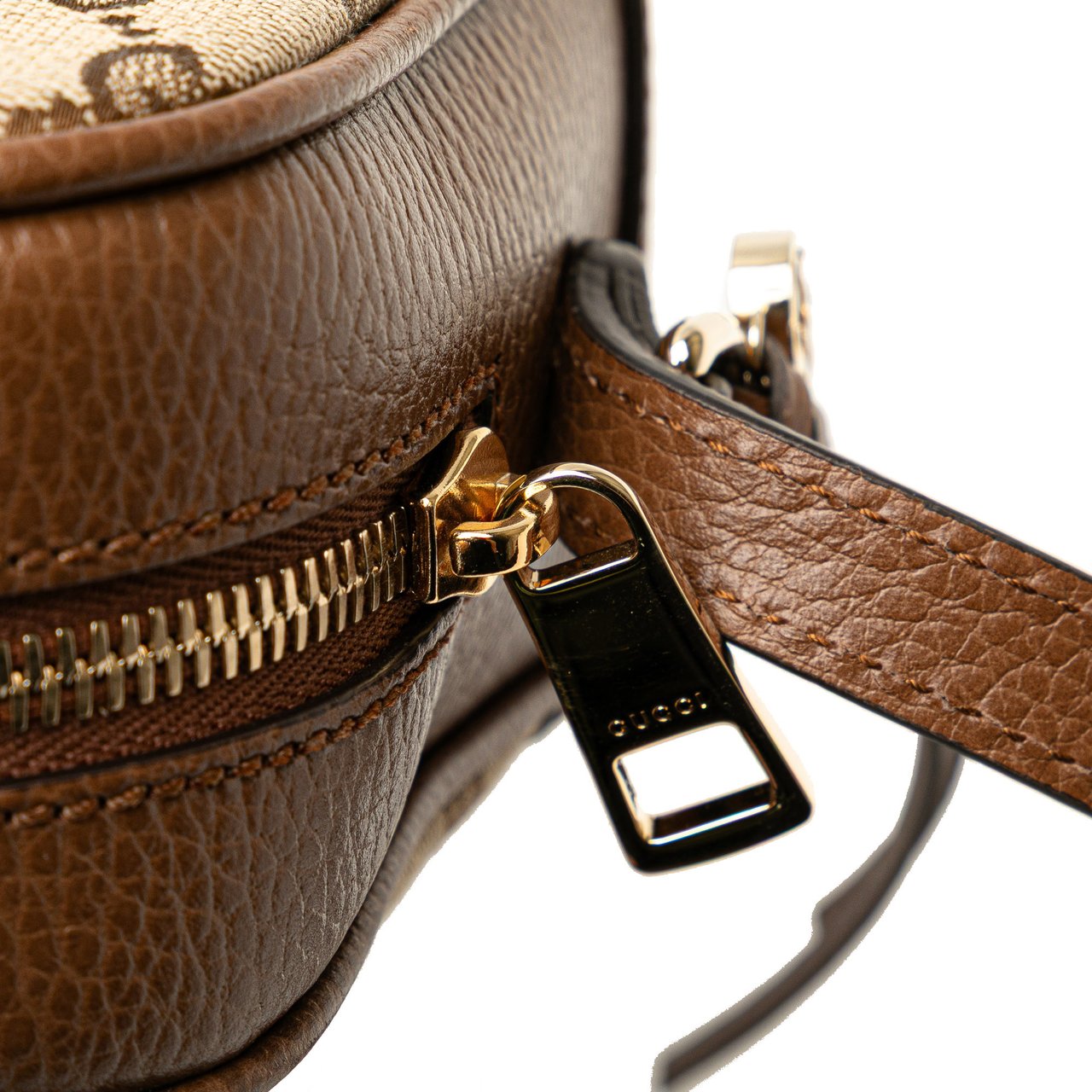 Gucci GG Canvas Bree Crossbody Bruin