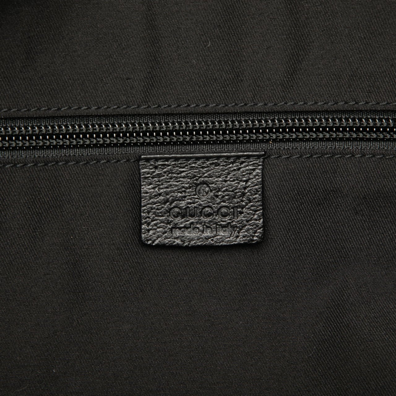 Gucci GG Canvas Web Travel Bag Zwart