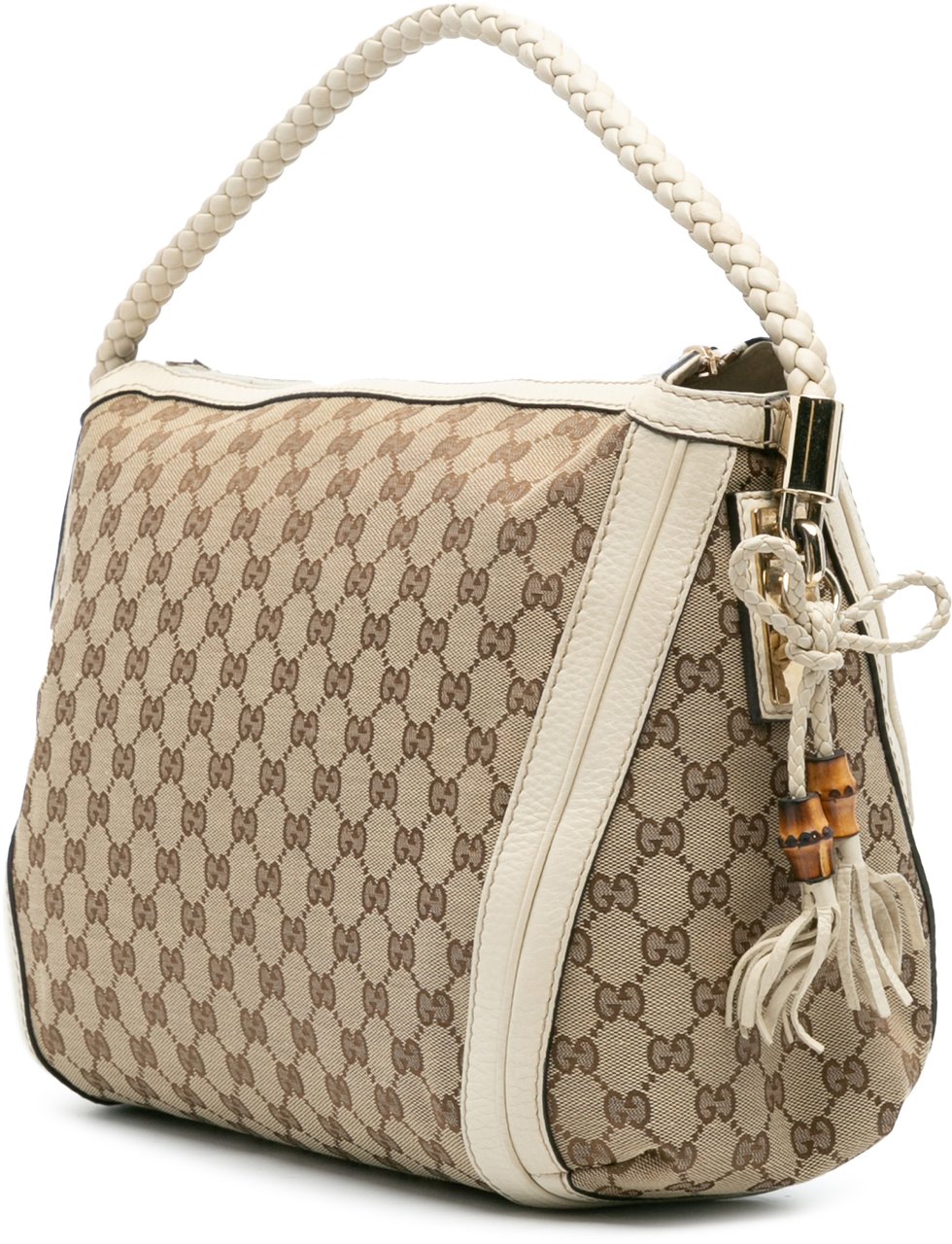 Gucci Medium GG Canvas Bella Shoulder Bag Bruin