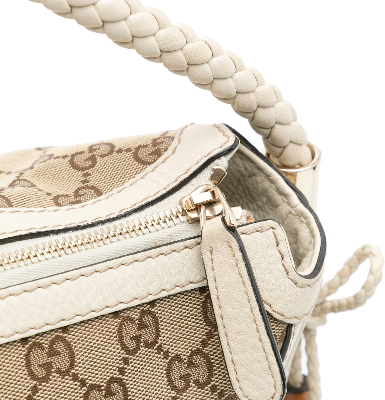 Gucci Medium GG Canvas Bella Shoulder Bag Bruin