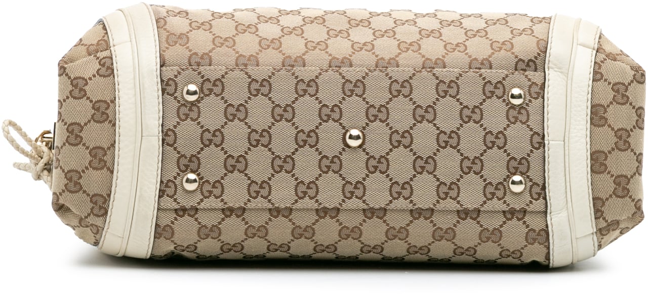 Gucci Medium GG Canvas Bella Shoulder Bag Bruin