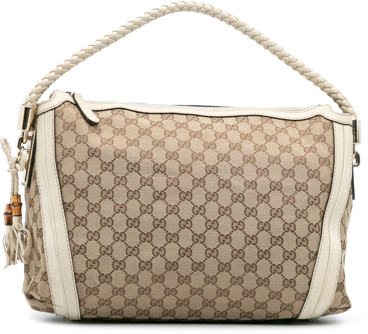 Gucci Medium GG Canvas Bella Shoulder Bag Bruin