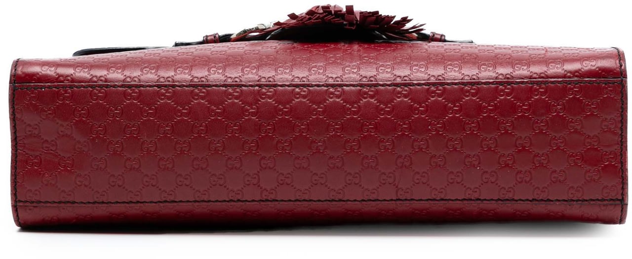 Gucci Medium Microguccissima Emily Shoulder Bag Rood