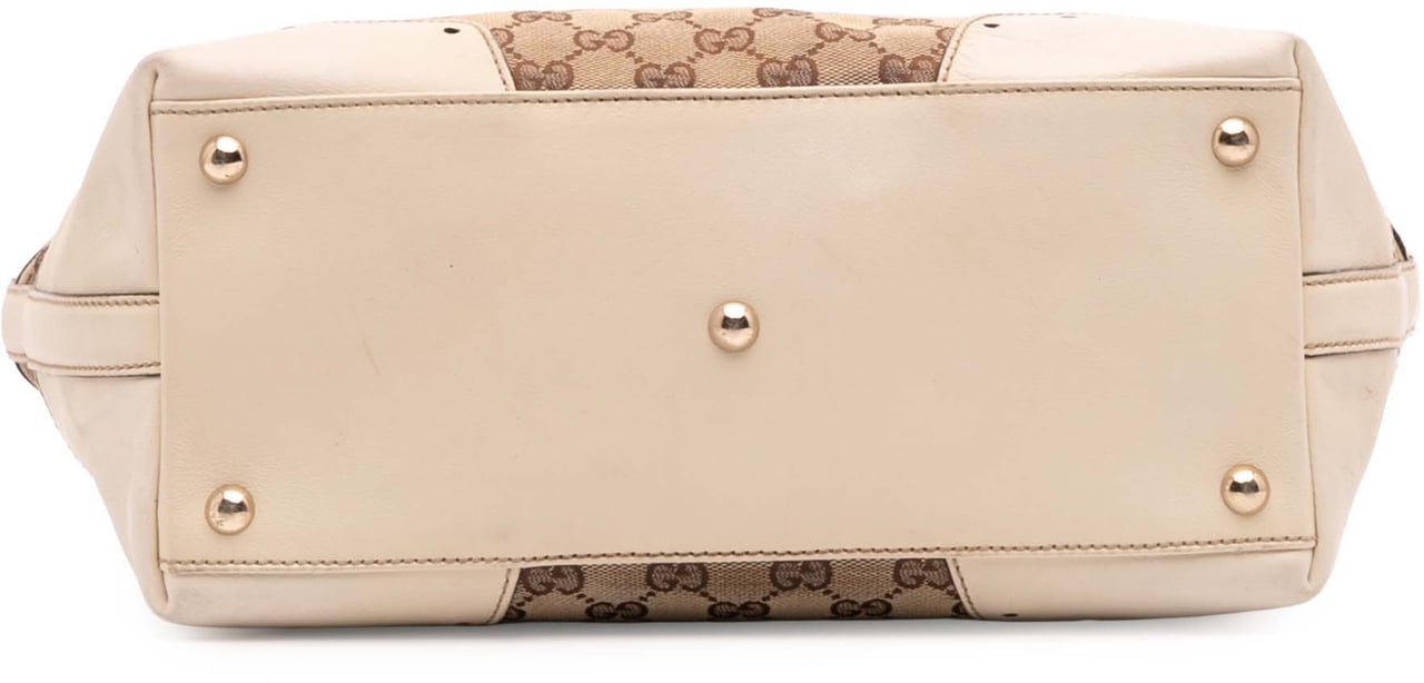 Gucci GG Canvas Punch Tote Bruin