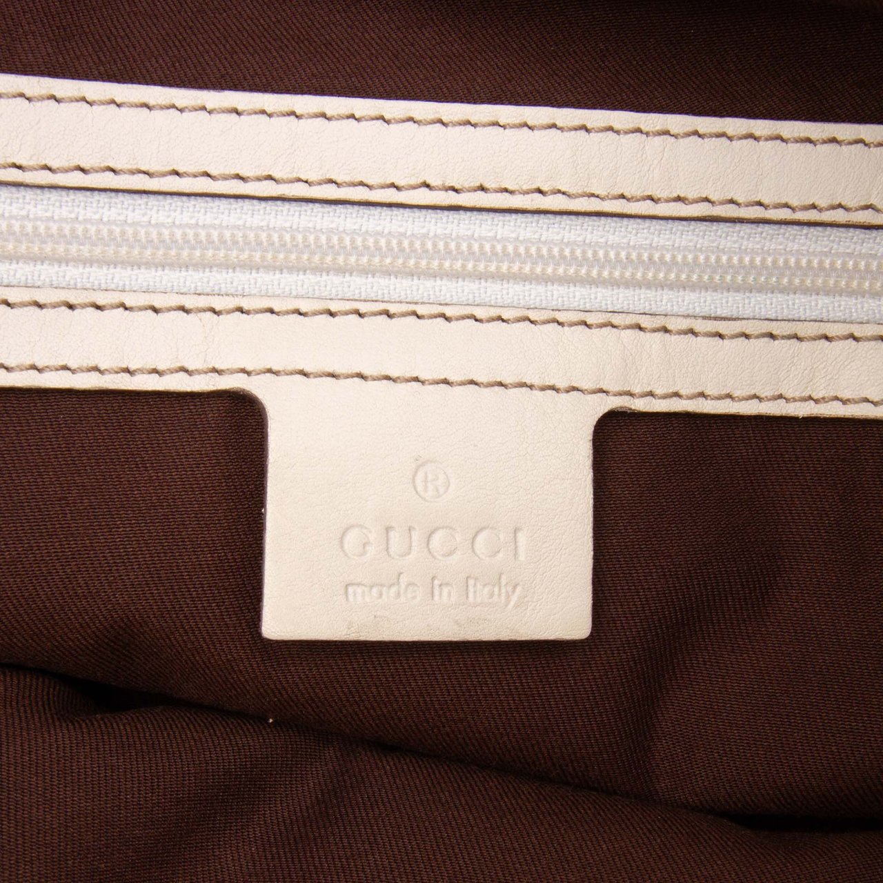 Gucci GG Canvas Punch Tote Bruin
