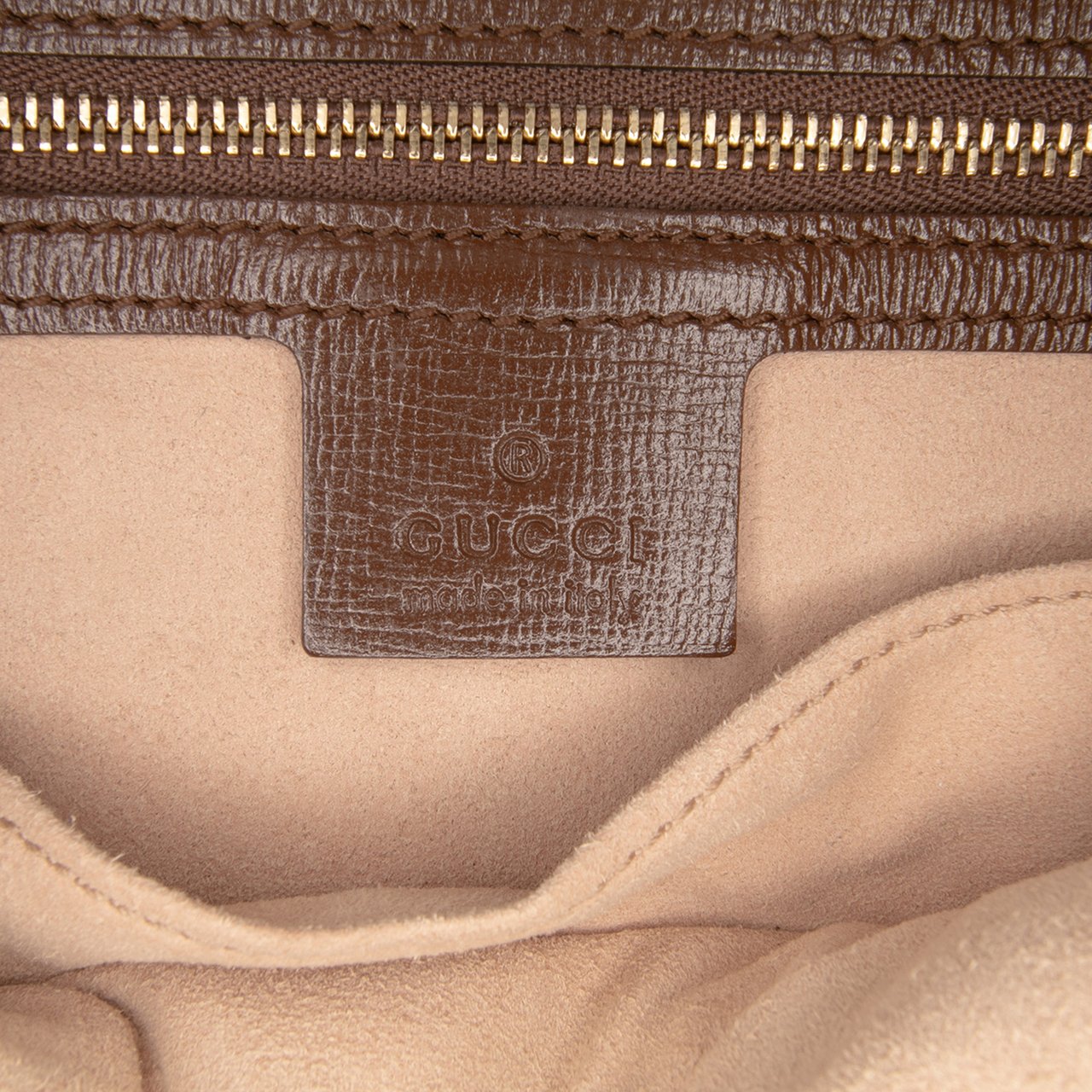 Gucci Small GG Supreme Jackie 1961 Crossbody Bruin